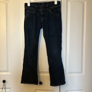 Hudson Jeans, dark wash, lower rise